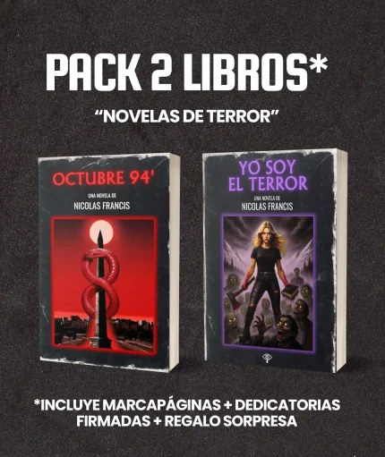 OFERTA: PACK X 2 LIBROS — Novelas de Terror
